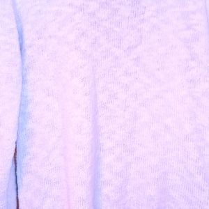 Off white open back sweater